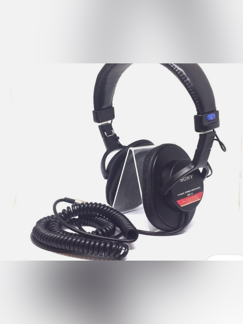 Sony for Digital Black On-Ear Headphones with Coiled Cable